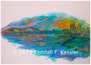 Blue Ridge Parkway Artist is Pleased to Present New Skyline Beauty Painting and Give us a Call...